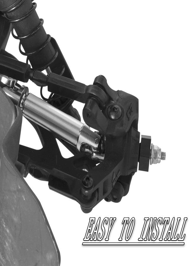 مجموعة ترقية محور نقل الحركة RCHuiWow RC لسيارات Granite/Senton 4x4 3S Blx (Mega 550)/Vorteks 3s blx بمقياس 1/10، أعمدة نقل حركة من الفولاذ المقوى CVD مع رأس سداسي، 4 قطع، فضي - Image 4